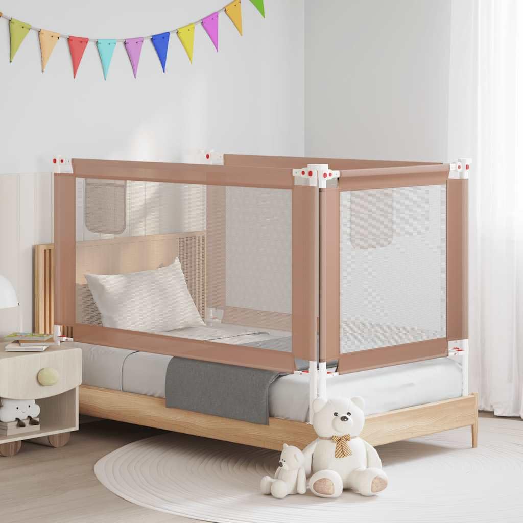 Barrera de seguridad para cama infantil, 150 x 25 cm, tela con barrera de cama ajustable y protección anticaídas para cuna, seguridad para bebés, protección lateral y contra caídas en el