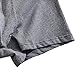 JEsilunmaMY Mens Moisture-Wicking Cotton Boxer Trunks Classic Breathable Mid Rise Boxer Brief Fashion Performance Underwear (Grey-1PC,X-Large)