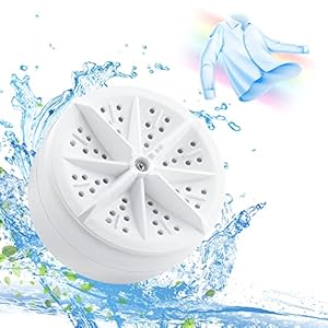Portable Washing Machine,USB Powered Mini Turbo Washing Machine and Dishwasher, Suitable for Travel,Business Trip,Home,Fruit Cleaning and Dish Washing