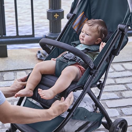 Image of Ingenuity 3Dquickclose CS+ Compact Fold Stroller - Lightweight Stroller with Oversized Canopy, Extra-Large Storage and Compact Fold, Deep Ocean