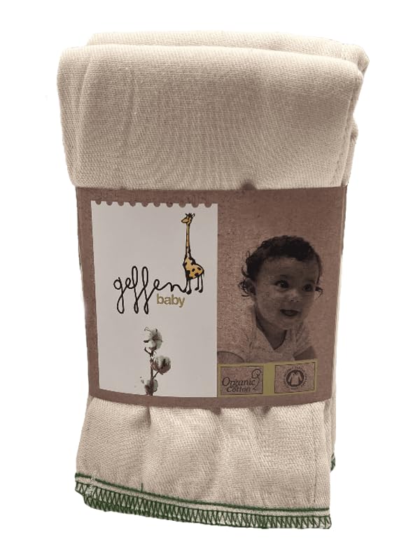 Geffen Baby Organic Cotton Cloth Diaper Prefolds (6-Pack)