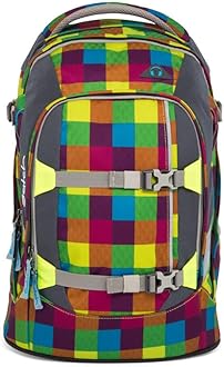 Satch Sportbeutel Turnbeutel für Mädchen und Jungen mit Reißverschlussfach, 12 Liter, Rucksack fixierbar