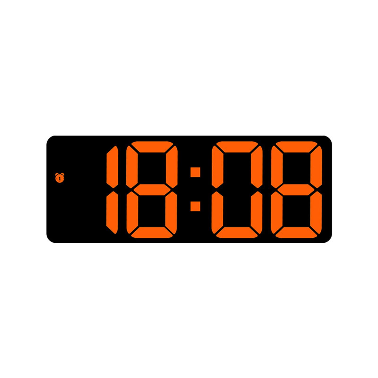 CNDsdrDT alarm clock, 3 Adjustable Brightness, Voice Control With Temperature, Snooze, Date