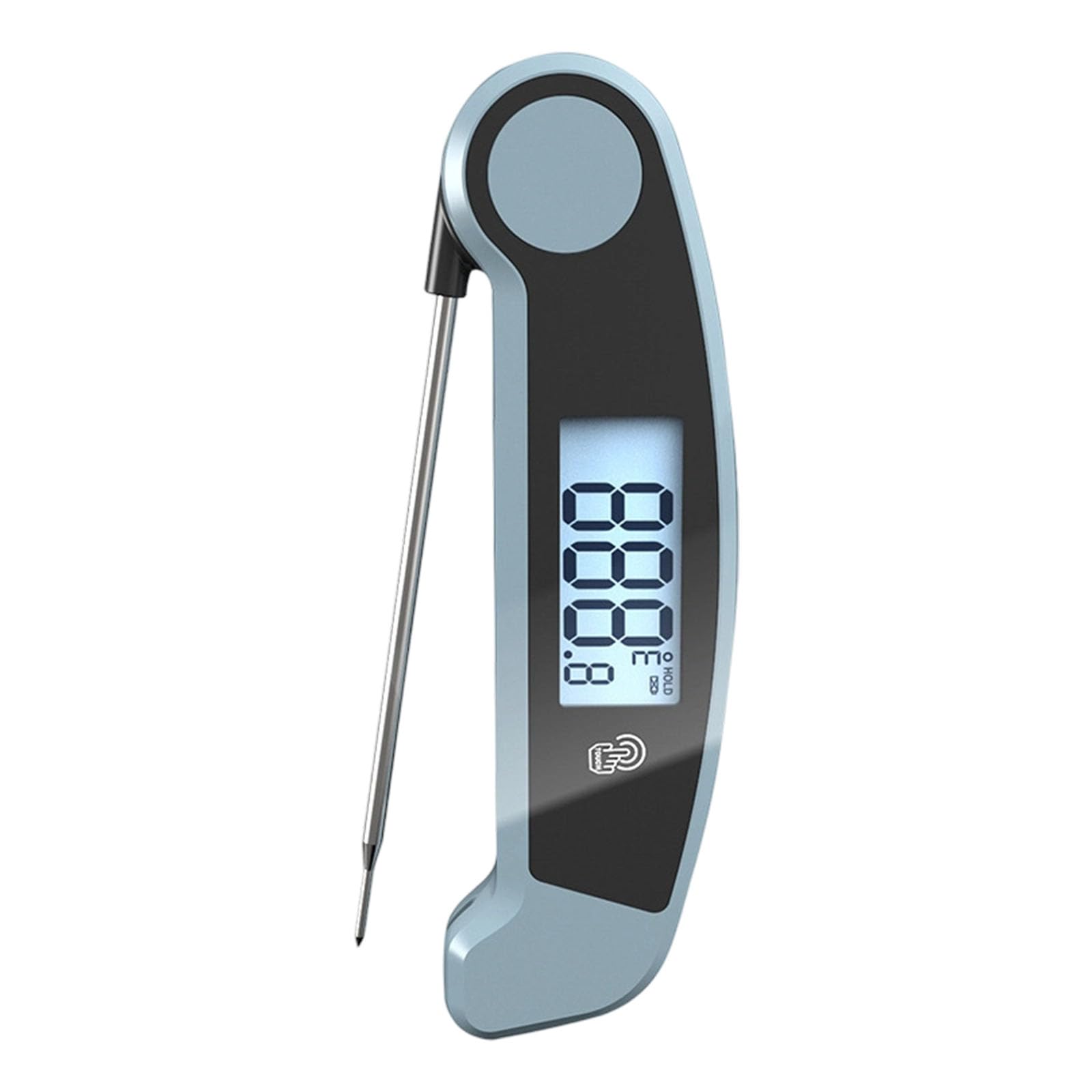 Food Thermometers with Attachment and Clear LCD Screen Suitable for Meat Baking and Beverage Temperature Check Profound Fry Thermometers