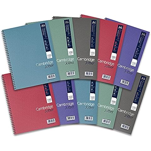 Cambridge A4 Wirebound Lined Notebook Pack Cover