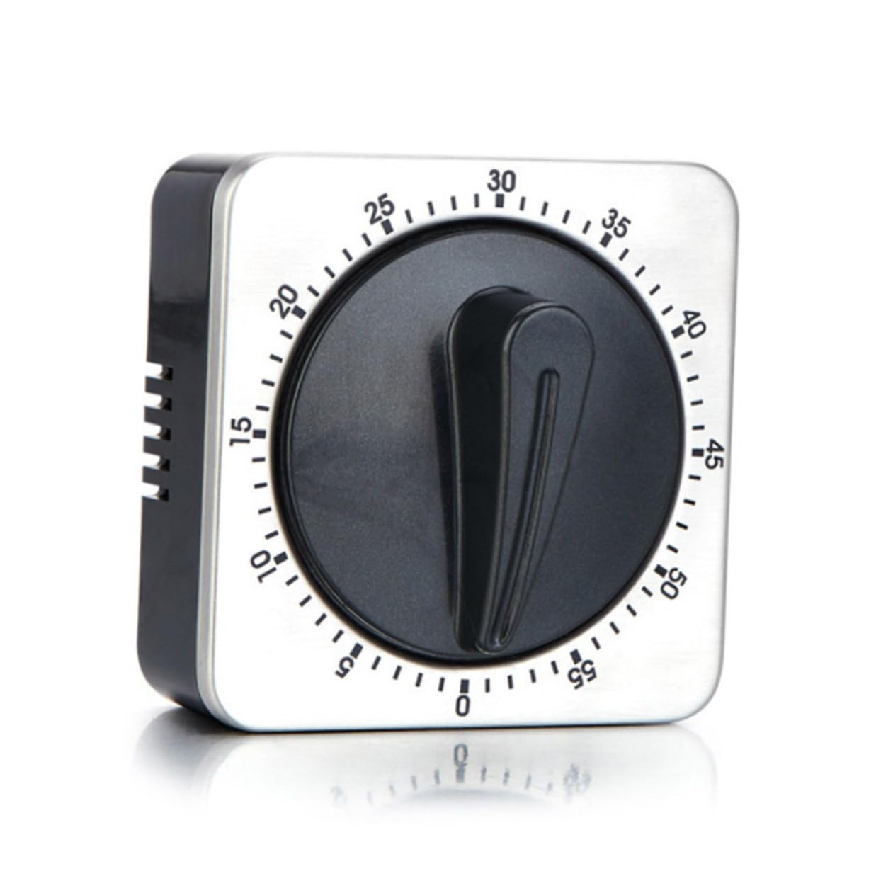 Alipis 3st Sport-Timer Magnetischer Timer 60 Minuten Mechanischer Zeitschaltuhr Für Zu Hause Mechanische Zeiterinnerung er Koch Erinnerung An Den Koch Black