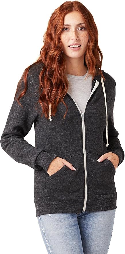Image of Alternative All Gender Adult's Rocky Eco-Fleece Zip Hoodie