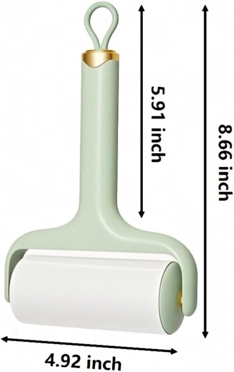 Quitapelusas Rodillo Reutilizable y Lavable, 8.6 x 5 Pulgadas, Fuerte Adhesión, Funda Antipolvo con Agujero para Colgar, Material de Silicona para Ropa, Sofá, A