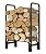 Fire Beauty Firewood Rack Log Holder,Log Storage Holder,Storage Rack,Firewood Stacker for Fireplace Indoor Outdoor(Small)