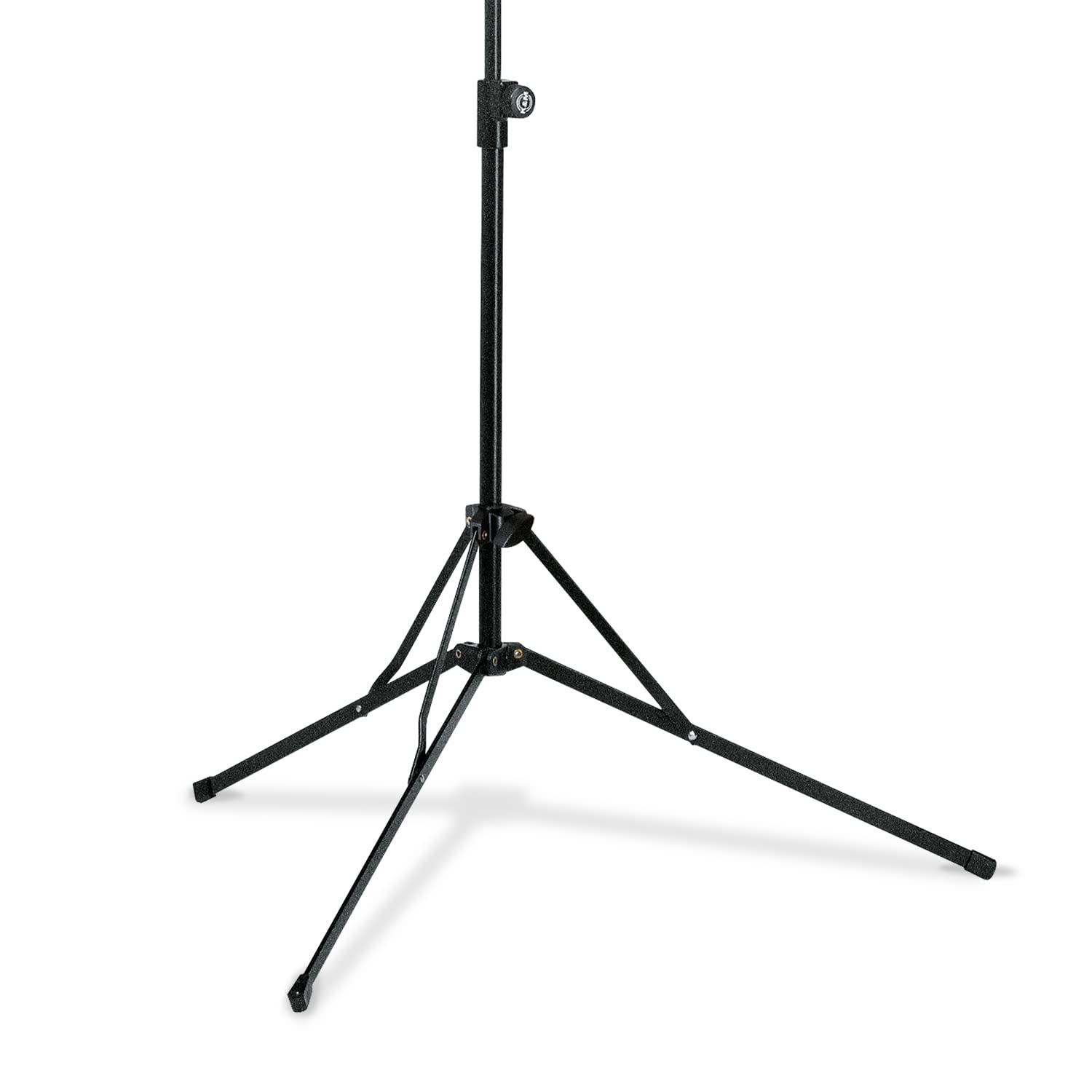 K&M 100/5 Notenpult Schwarz – Ausziehbarer Notenständer 50 - 130 cm - klappbare Notenablage, faltbares Metall-Stativ