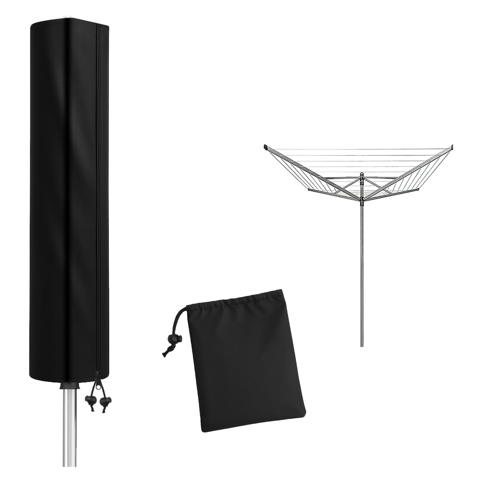 Porta Ombrello Per Auto In Pelle Artificiale - Organizzatore Impermeabile Per Sedile, 60x15,5 Cm, Nero, Proteggi Abitacolo Dalla Pioggia - 5