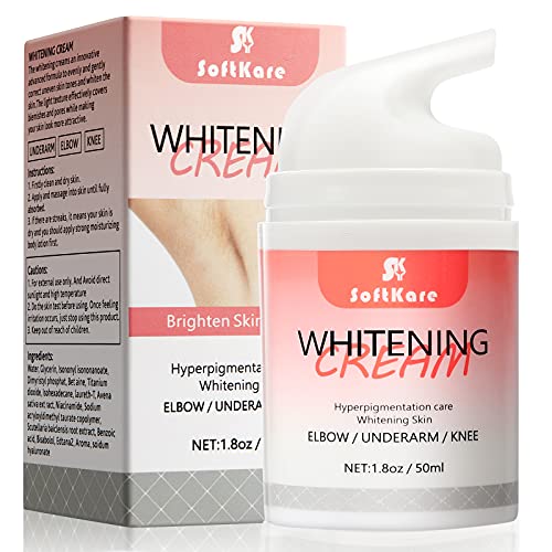 Dark Spot Cream, SoftKare Underarm Lightening Cream, Instant Result, Whitening Cream for Armpit, Elbow, Knee, Intimate Parts and Sensitive Areasâ€¦ (1.8oz)