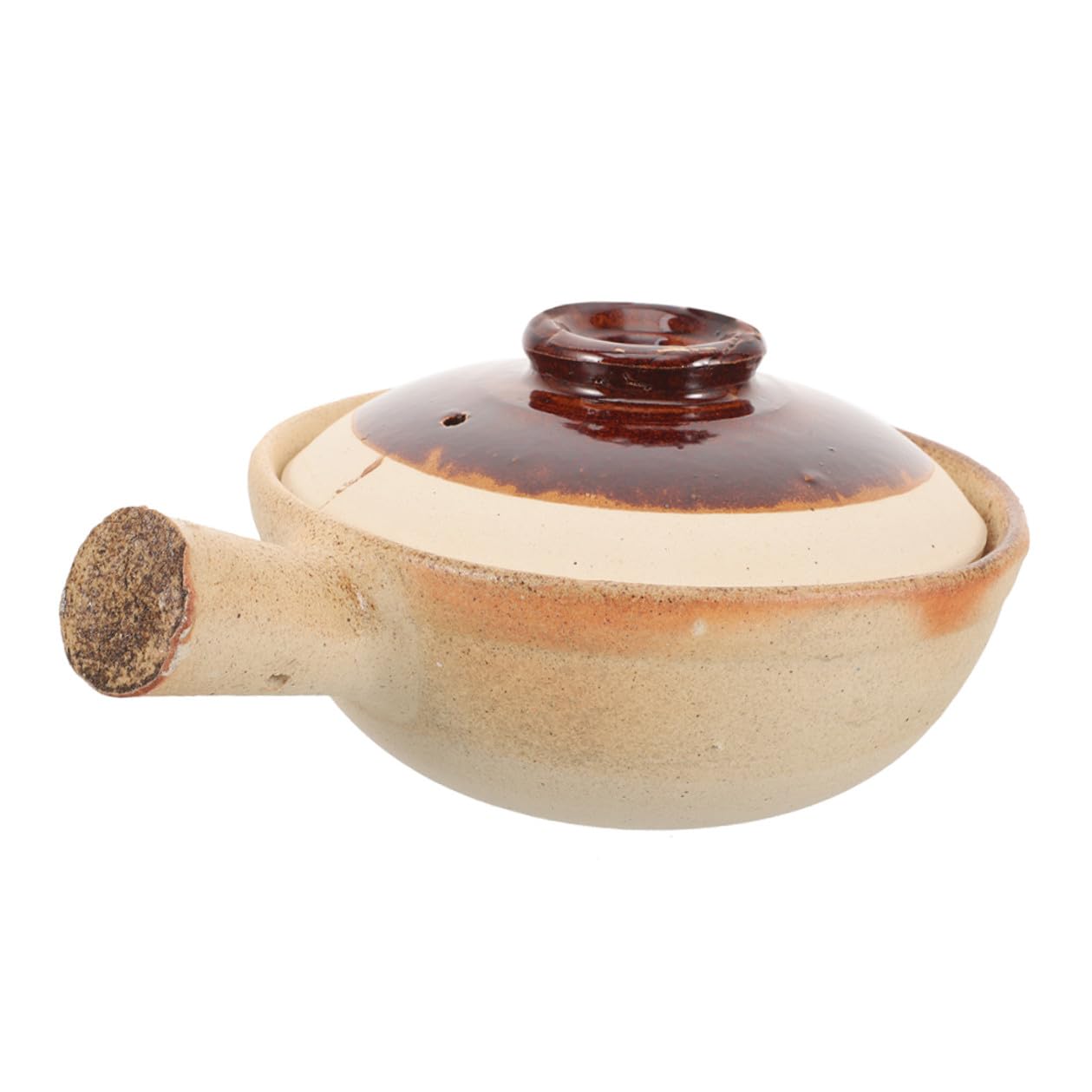 Casserole pour ragoût Toyvian 500 ml, céramique thermorésistante à poignée