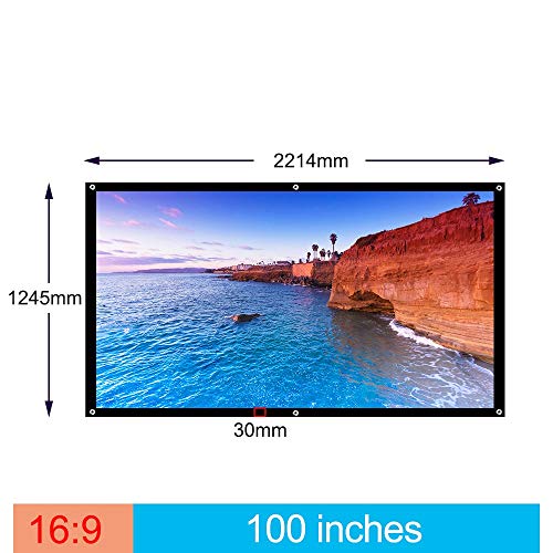 Pantalla portátil para proyección 100 pulgadas 16:9 miniatura 5