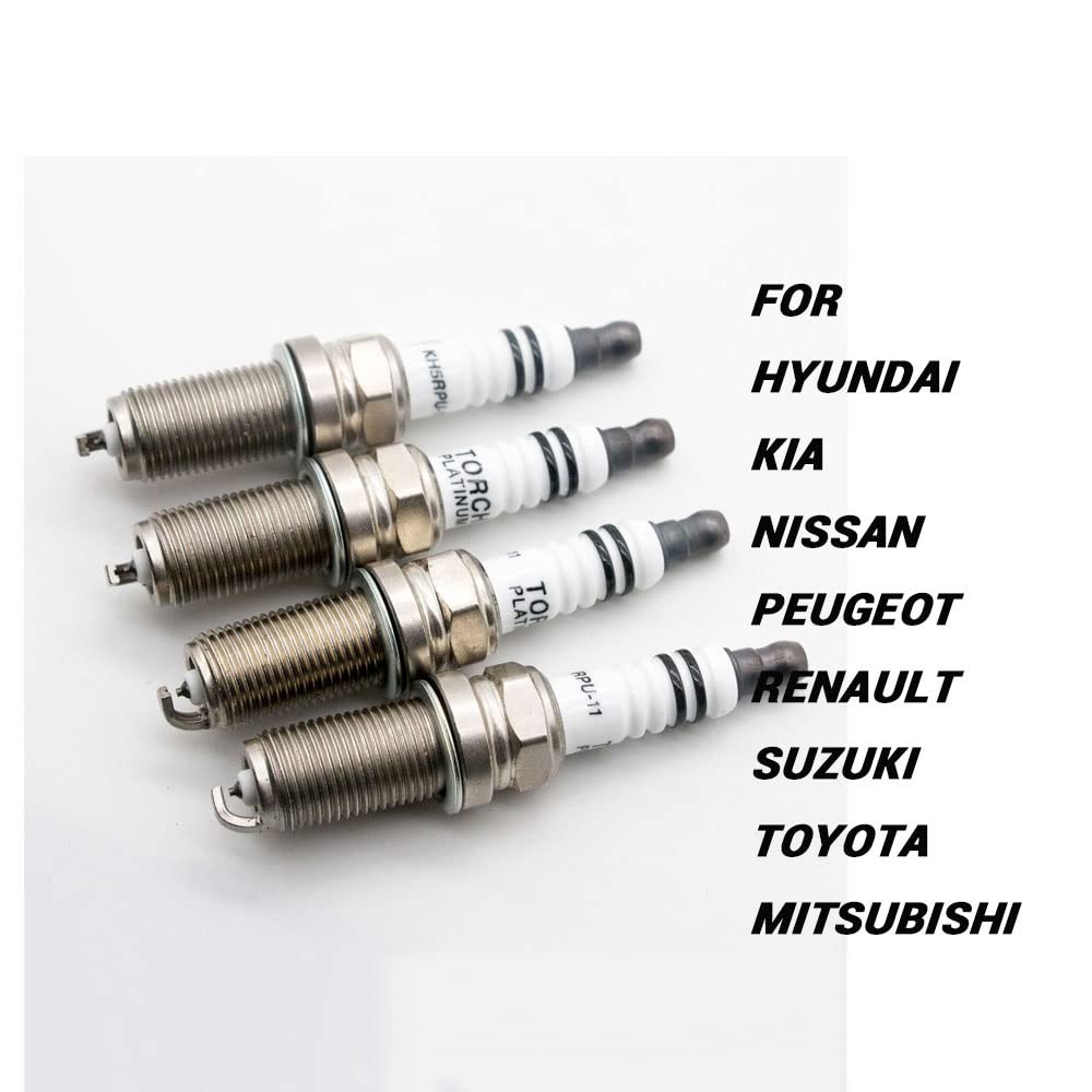 Candele per Automobile Candele platino KH5RPU-11 (Color : 4 pieces with box)