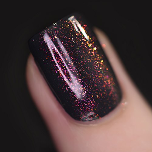 Image of ILNP Scarlet - Red, Orange, Gold, Green Iridescent Topper Nail Polish