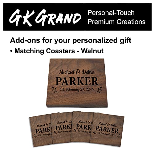 Personalized Walnut Live Edge Wood Sign Display Gift thumb #5