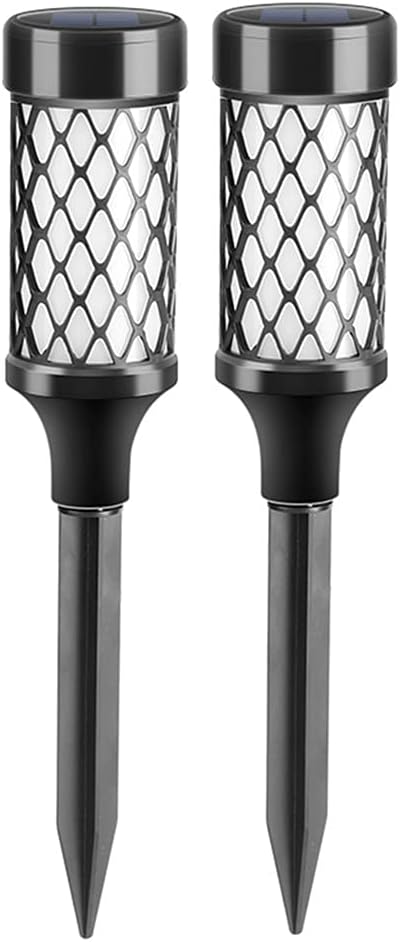 2 Pcs Floor Underground Garden Landscape Lamp Outdoor 10 Led Solar Ground Lawn Light Solar Bollard Light Led Solar Stick Lights