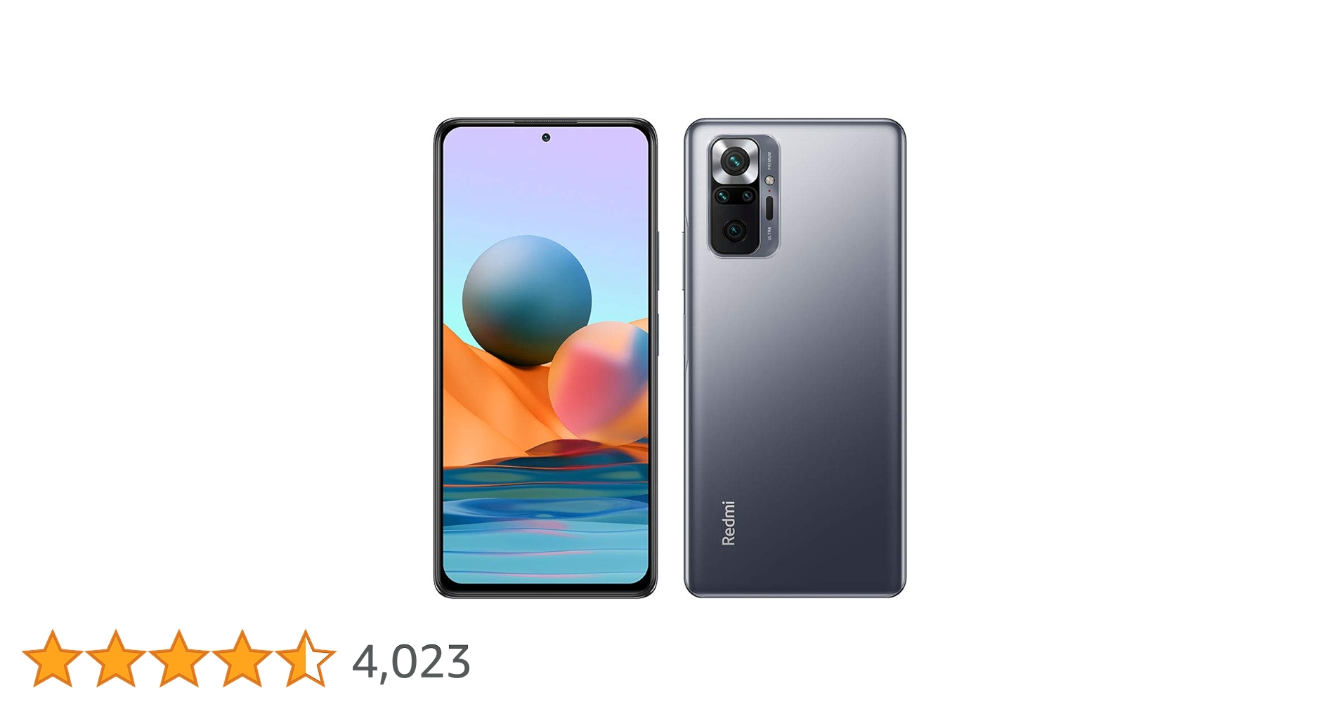 スマートフォン本体 ANDROID - Redmi Note 10 Pro 6+128GB OnyxGray Redmi Note 10 Pro (6GB RAM + 128GB Memory) 108MP Quad Camera
