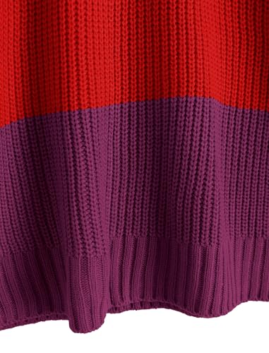Image of ZAFUL Sweaters for Women Off Shoulder Knit Sweater with Long Sleeve Loose Pullover Jumper Tops