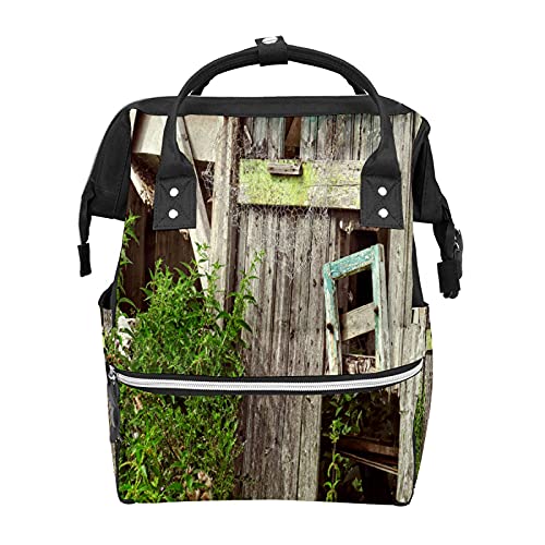 Bolso de pañales para mujer Mochila caducada Granero Vintage Multifunción Travel Back Pack Baby Cambio Bolsas Bolsa de Pañales Gran Capacidad Elegante