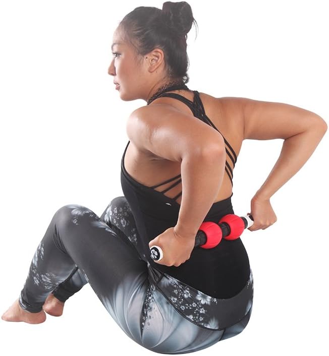 Balance1 Premium Muscle Massage Hand Roller-Massage Stick with 2 Strengthen Rings, Psoas Relief : Health & Household