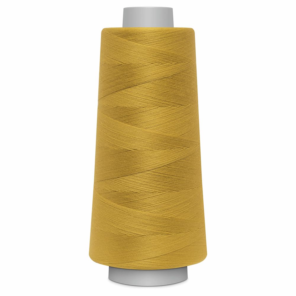 742279 1970 Gutermann Toldi Lock Overlocking Thread 2500m x 1 Reels, Jean Gold, 2500 meters