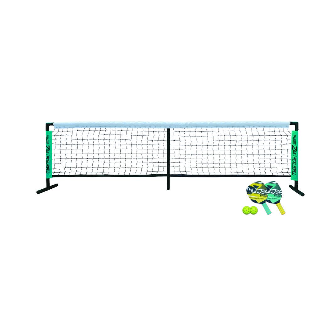 Playwell Innov8 Youth Pickleball Net Set, 2 Paddles with 5-Ply Maple Construction, 2 Balls, Complete Starter Kit-picture-22