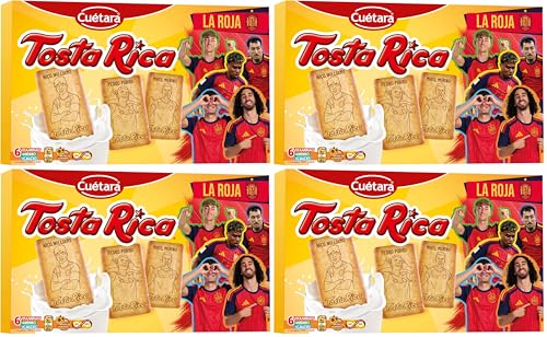 Cuétara Tosta Rica 760g, El embalaje puede variar (Paquete de 4)