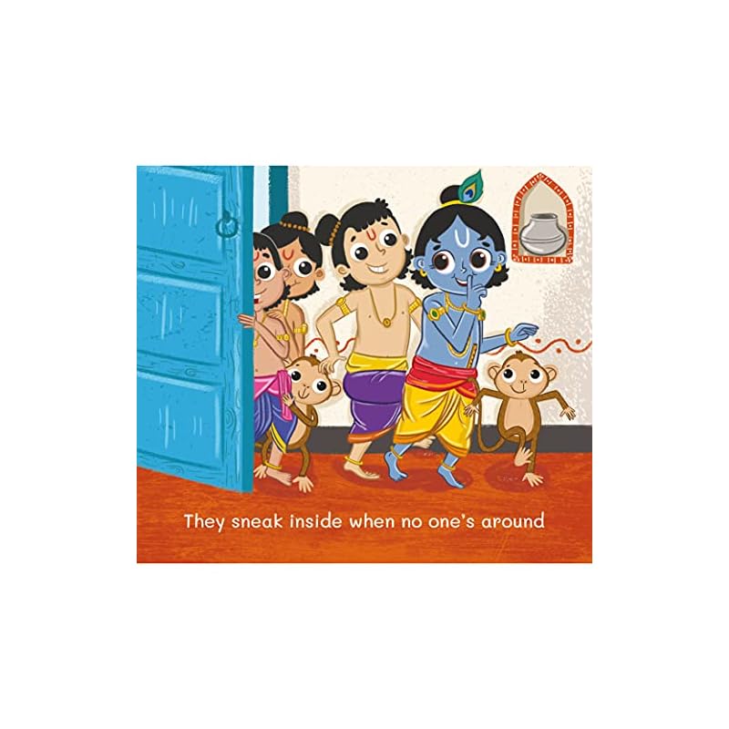 Puffin EL: My Little Book of Krishna: Illustrated board books on Hindu mythology, Indian gods & goddesses for kids age 3+; A Puffin Original. [Board book] India, Penguin; Jayakumar, Ashwitha and Prabhu, Rachna - Image 4