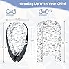 Baby Lounger-Baby Lounger for Newborn 0-24 Months, Baby Lounger Cover & Soft Baby Nest Cover Sleeping Babies Essentials Gifts,Dock A Tot Portable Infant Lounger #4