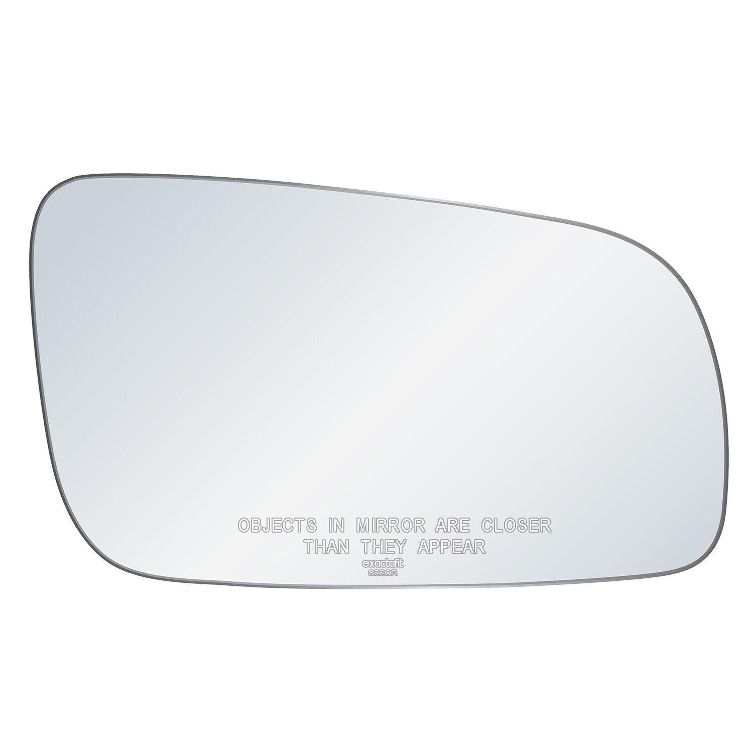 Rugged TUFF exactafit 8220R Passenger Side Mirror Glass Replacement Adhesives Compatible With Volkswagen Cabrio Golf Jetta Passat Diagonal 7-3/8 Inch