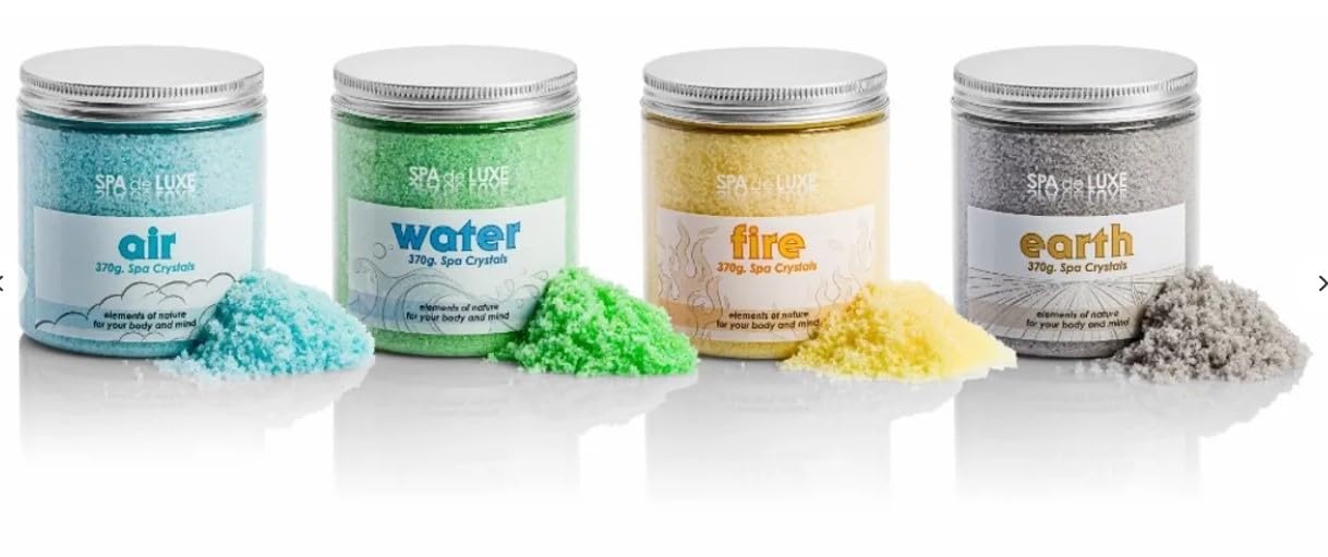 AquaFinesse Spa de Luxe Crystals Lot de 4 parfums