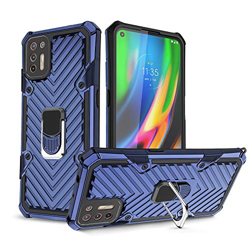 Samsung Galaxy A01 Case | Kickstand | [ Military Grade ] 15ft. SGS Anti Drop Tested Protective Case | Compatible for Samsung A01-Blue (Samsung A01)