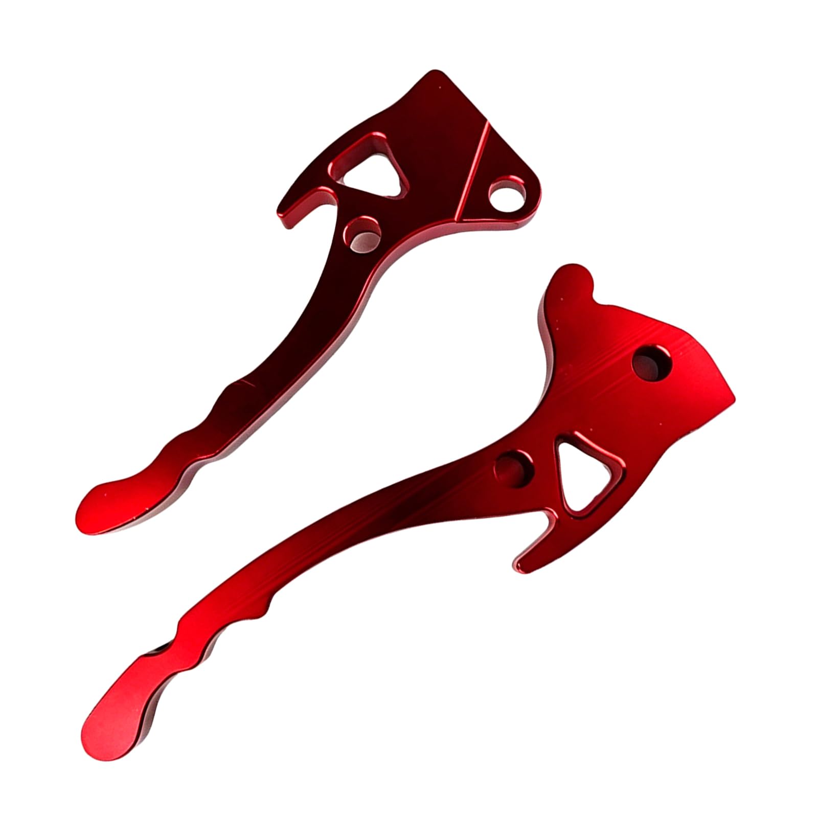 BWANGIAO Motorcycle Handlebars Brake Clutches Levers Set Aluminum Alloy Construction With Enhances Friction Surfaces For Safe Rid