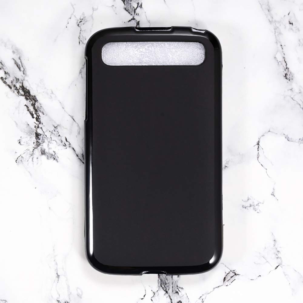 TPU Phone Case Compatible with BlackBerry Classic, Slim Shockproof Soft Cover with Anti-Scratch Design and Precise Cutouts for Full Protection (Black)