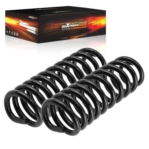 maXpeedingrods CC820 Coil Spring for Ford F-150 F-250 1980-1996 F-350 1980-1987 F-100 1980-1983 E-100 E-150 Econoline Club Wagon 1977-1983 Bronco 1980-1996 2Pcs Front Suspension Coil Springs Set