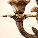 BOOMLATU Cast Iron Set of 2 Wall Mounted Candle Sconces Holders,Shabby Chic Hanging Candle Holder for Wall, Home Wall Art for Living Room Fireplace Yard Pathway