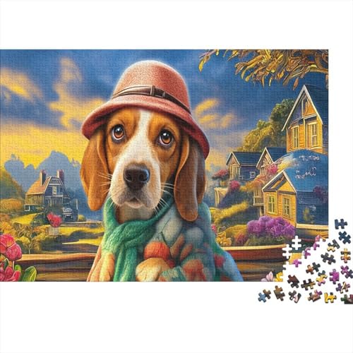 Rompecabezas Beagle de 1000 piezas, un excelente regalo ecológico para adultos y niños
