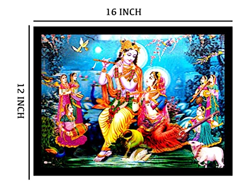 Image of Suninow 5D Painting of Radha krishna for living room (radha krishna)