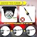 2Pcs 12V Electric Motor Gearbox Powered for Kids Ride On Toys Car,RS550 12V 40000RPM Powered High Speed Wheels Motor Gearbox Engine RS550 Drive Engine Trax Upgrade Replacement Parts