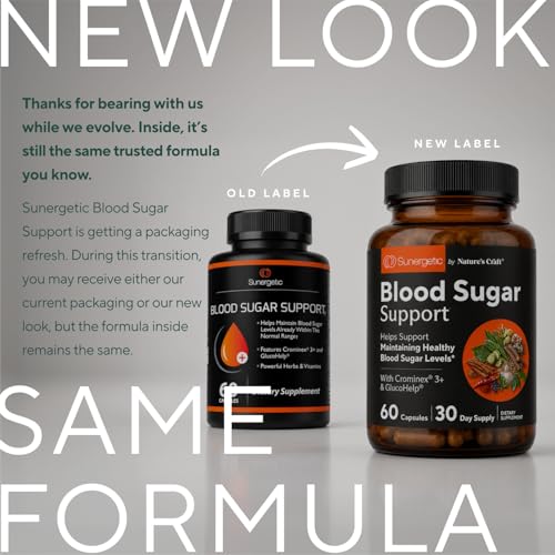 Image of Premium Blood Sugar Support Supplement-Supports Healthy Blood Sugar Levels Already Within Normal Range - Includes Bitter Melon Extract, Vanadium, Chromium, Cinnamon, & Alpha Lipoic Acid-60 Capsules