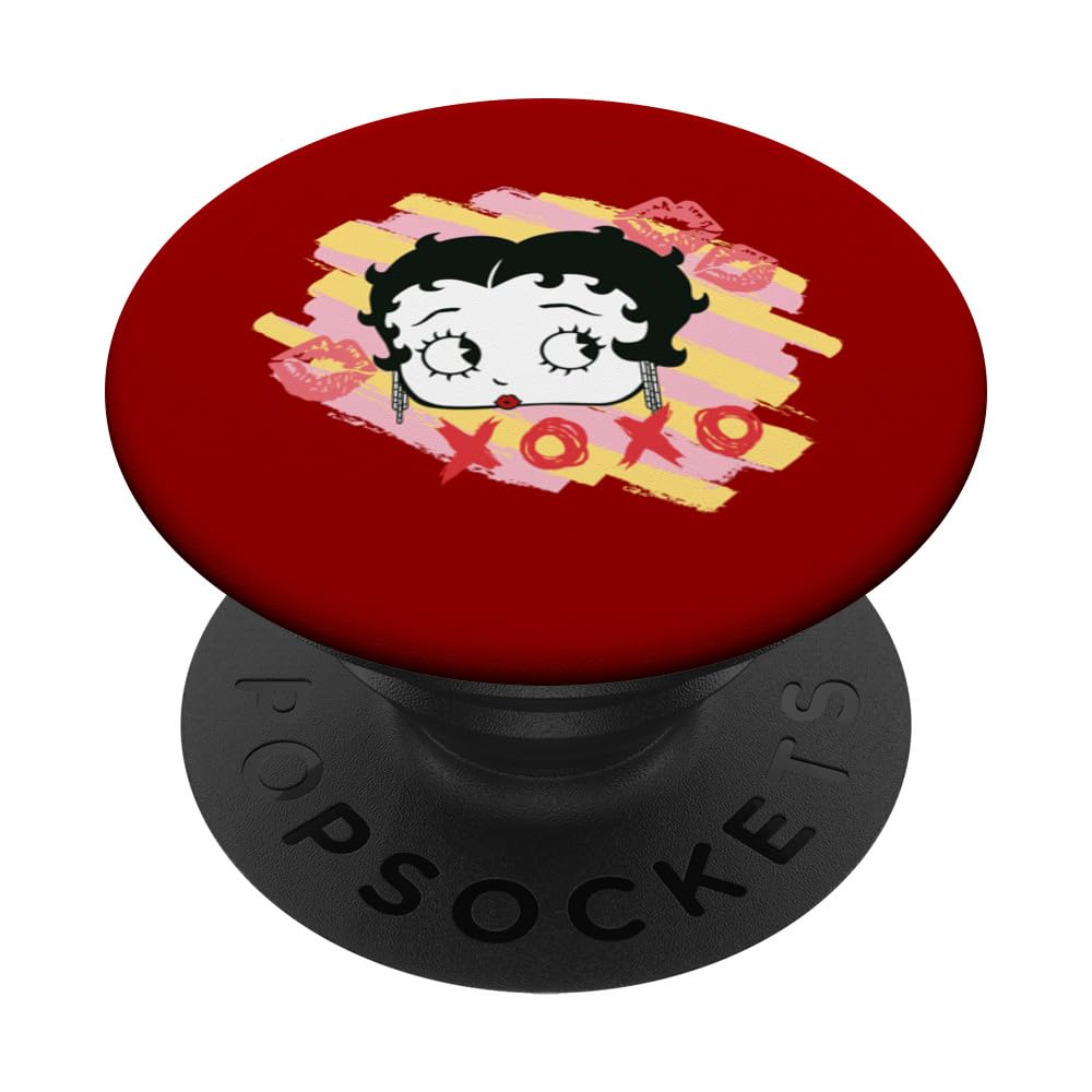 Betty Boop XOXO Lipstick Marks PopSockets Standard PopGrip