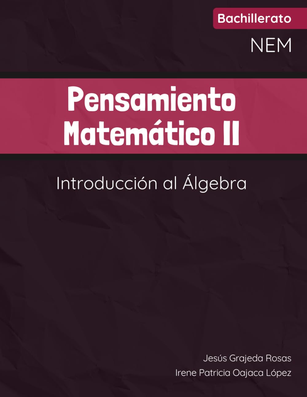 Pensamiento matemático II: Introducción al álgebra