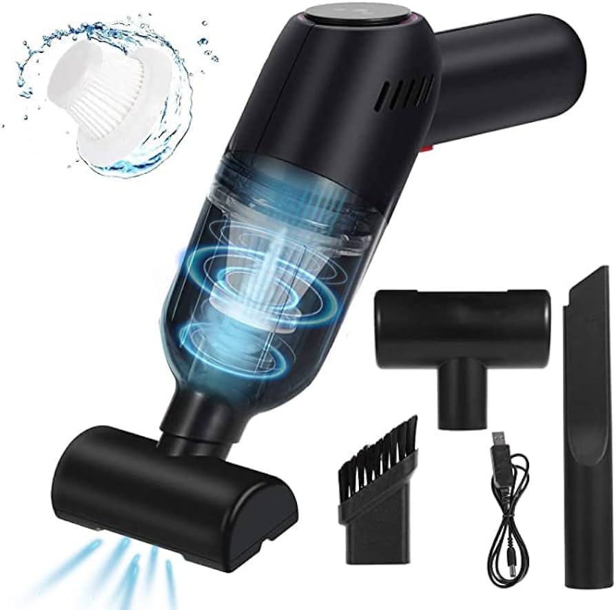 ✨️即購入OK✨️コンパクト掃除機 ハンドヘルド ミニ掃除機ポータブル Amazon | liomount ハンドヘルド ミニピストル コードレス