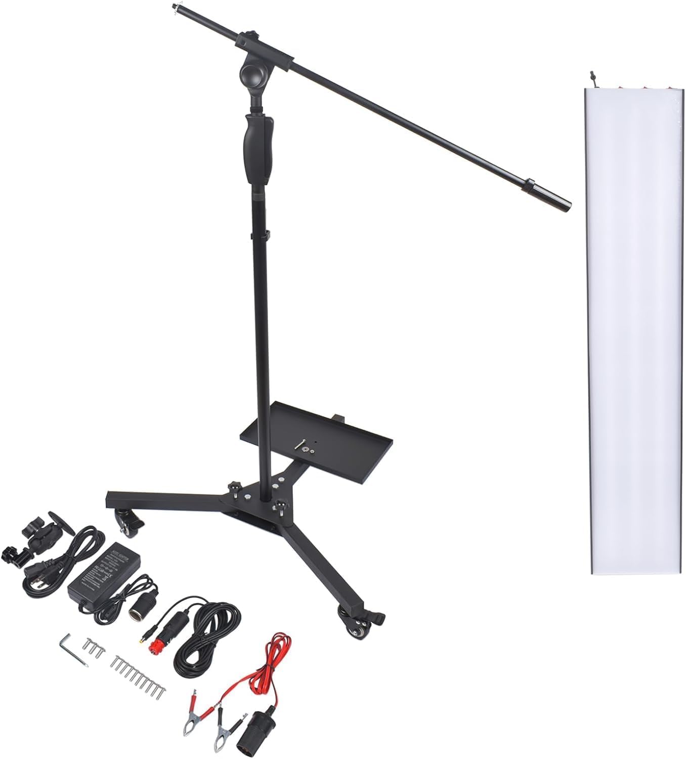 Luz de detección de reparación de baches LED para reparación de abolladuras sin pintura en el automóvil. Herramienta de eliminación de abolladuras con reflector y lámpara de placa ajustable