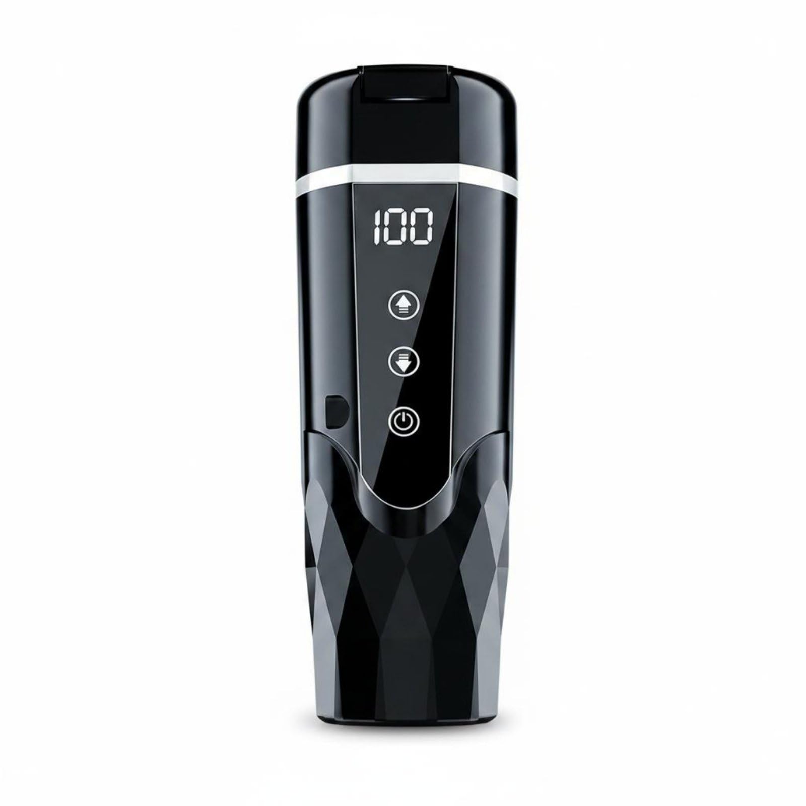 Gralara Hervidor de Coche 12V para Agua Caliente Taza Térmica Eléctrica Vaso de Viaje Termo Automotriz Cable Reforzado Material y Acero Apto para Coche y, Negro Clásico