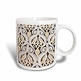 3dRose mug_73590_1'Morocco, Mahakma Law Courts, Islamic patterns -AF29 CMI0028 - Cindy Miller Hopkins' Ceramic Mug, 11 oz, Multicolor