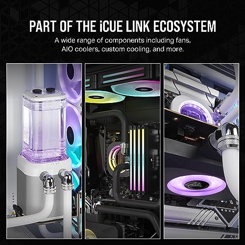 Image of CORSAIR iCUE Link XD5 RGB Elite Pump-Reservoir Unit - D5 PWM Pump - 22 Addressable RGB LEDs - 440ml Transparent Reservoir - Stealth Gray