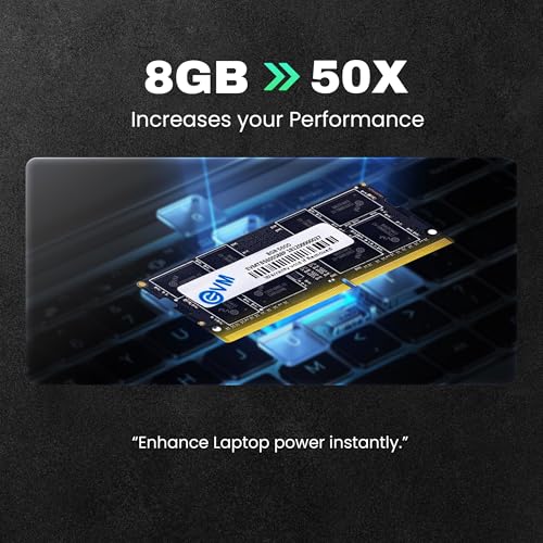 Image of EVM 8GB 5600 MHz High-Performance DDR5 Laptop RAM, Ultra-Fast Memory Upgrade, 288-Pin Long DIMM, 10-Year Warranty (EVMT8G5600U88P)